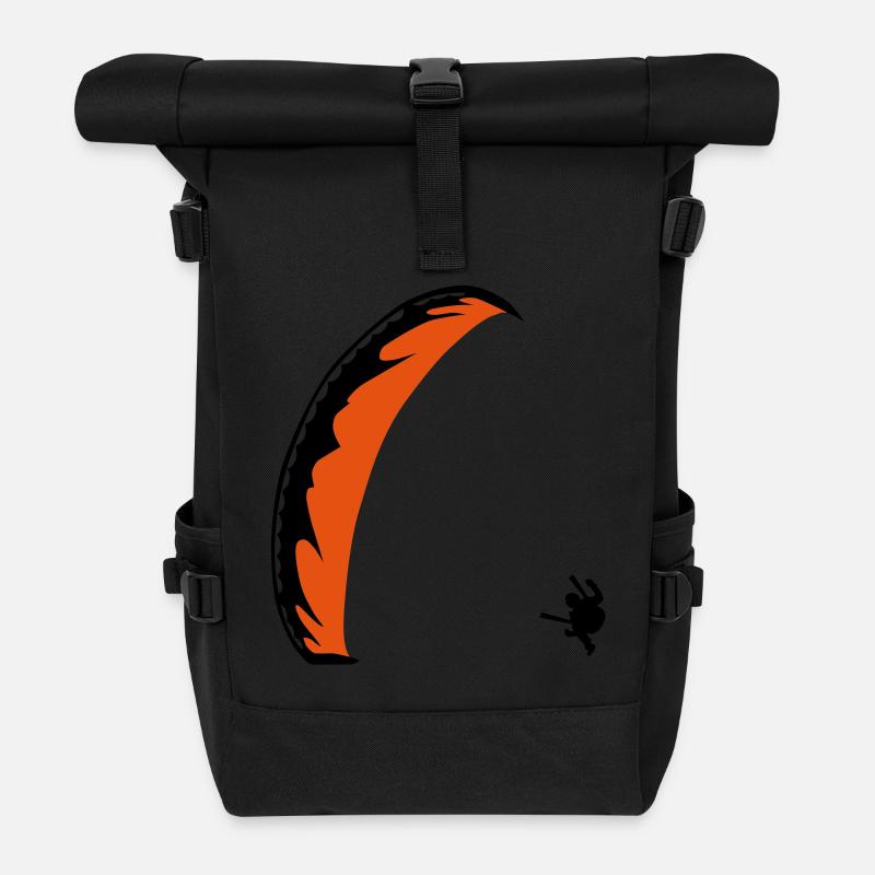 Parapente - Sac à dos roll top - noir