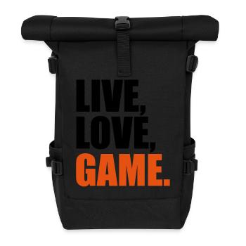 game - Sac à dos roll top - noir - Devant