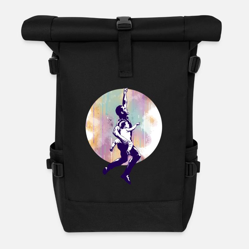 MALIAN HERO - Roll Top Backpack - black