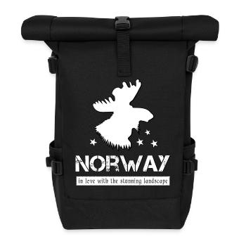 Norvège Norvège - Sac à dos roll top - noir - Devant