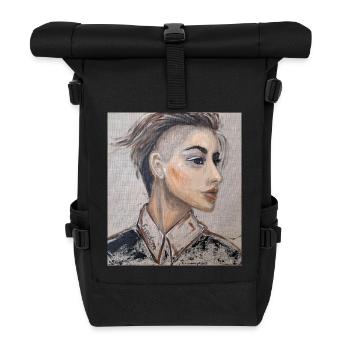 Freedom - Rolltop Rucksack - Schwarz - Vorne