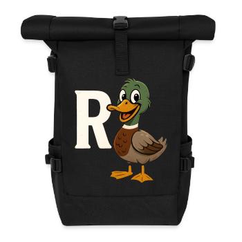Pension Canard Retraite Grand-père Mamie - Sac à dos roll top - noir - Devant