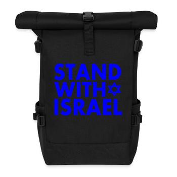 Israel - Sac à dos roll top - noir - Devant