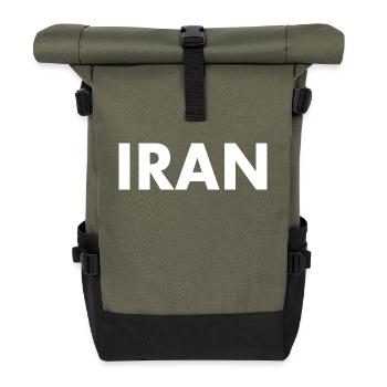 Iran - Rolltop Rucksack - Olive/Schwarz - Vorne