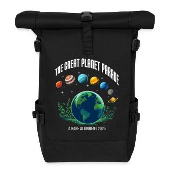 La Grande Parade des Planètes 2025 - Sac à dos roll top - noir - Devant