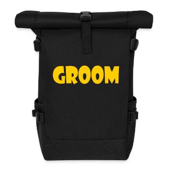 Groom - Rolltop Rucksack - Schwarz - Vorne