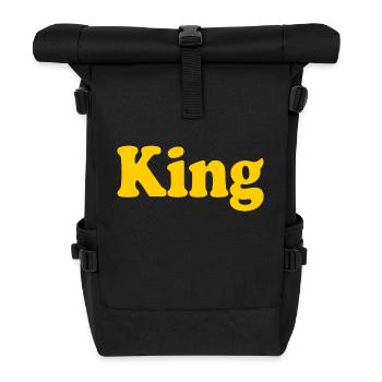 King - Roll Top Backpack - black - Front