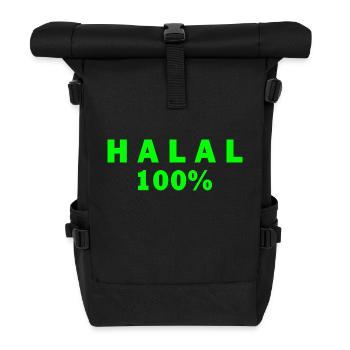 Halal - Rolltop Rucksack - Schwarz - Vorne