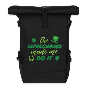 Die Kobolde haben mich dazu gebracht - Rolltop Rucksack - Schwarz - Vorne