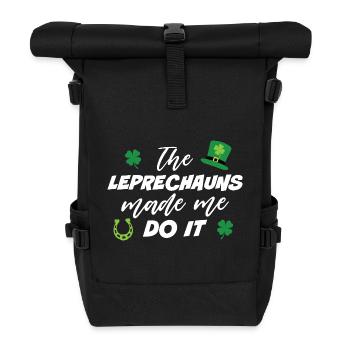 Die Kobolde haben mich dazu gebracht - Rolltop Rucksack - Schwarz - Vorne