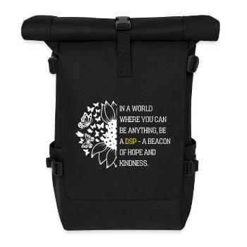 Direct Support Professional - Roll Top Backpack - black - Front