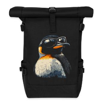 Pingouin Cool Lunettes de soleil Animaux Animal - Sac à dos roll top - noir - Devant