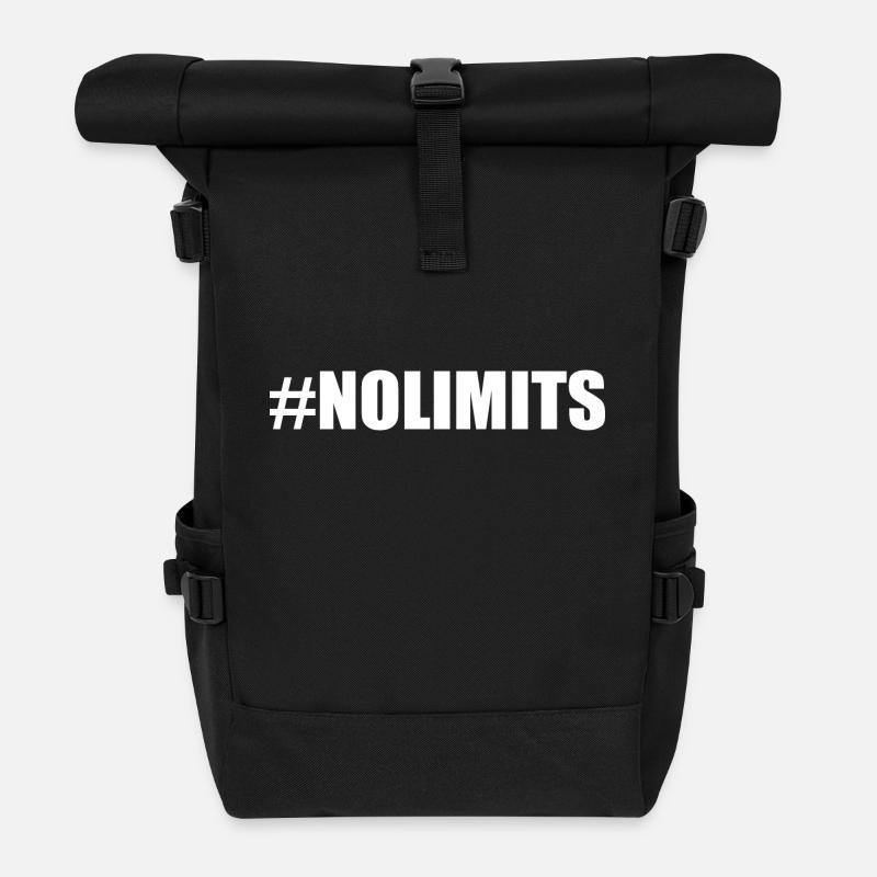 No limits - Sac à dos roll top - noir