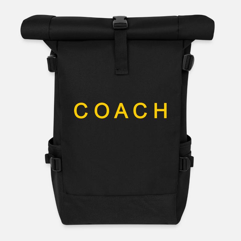 Coach - Rolltop Rucksack - Schwarz