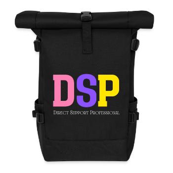 Direct Support Professional - Roll Top Backpack - black - Front