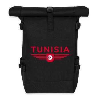 Tunisia Design – Pour les amateurs de culture - Sac à dos roll top - noir - Devant