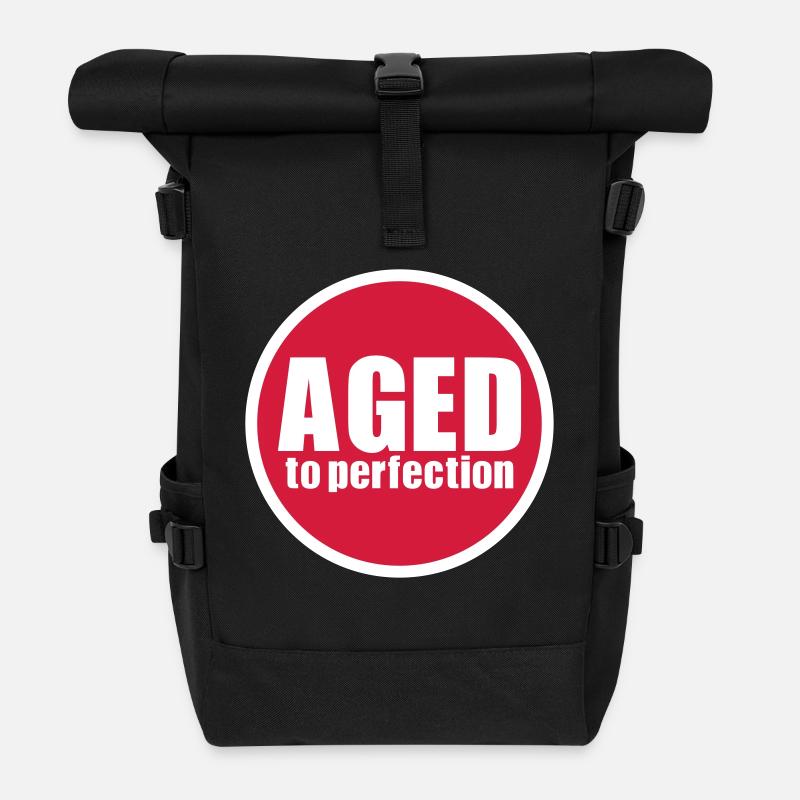 Aged to perfection - Rolltop Rucksack - Schwarz