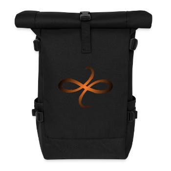 Celtic symbols friendship - Roll Top Backpack - black - Front