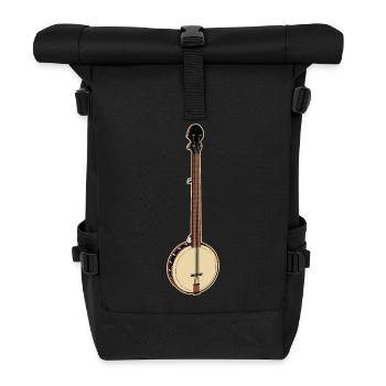 Banjo Bluegrass - Roll Top Backpack - black - Front