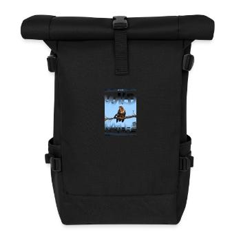 wild nature Natur Wildnis - Rolltop Rucksack - Schwarz - Vorne