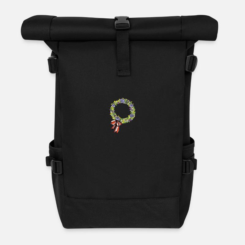 Buchskranzl Landshut - Rolltop Rucksack - Schwarz