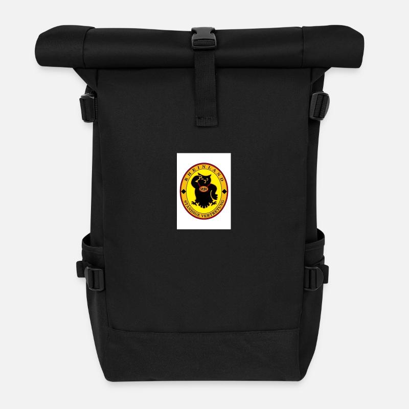 StäV Logo - Rolltop Rucksack - Schwarz