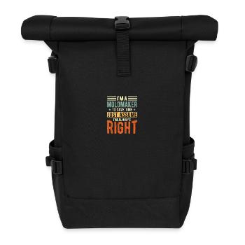 Mould makers - Roll Top Backpack - black - Front
