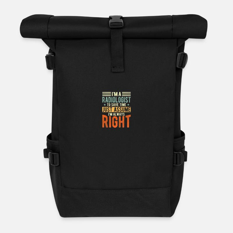 Radiologe - Rolltop Rucksack - Schwarz
