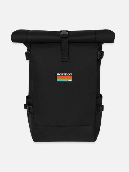 Bottroperin Bottroper Bottrop - Rolltop Rucksack - Schwarz
