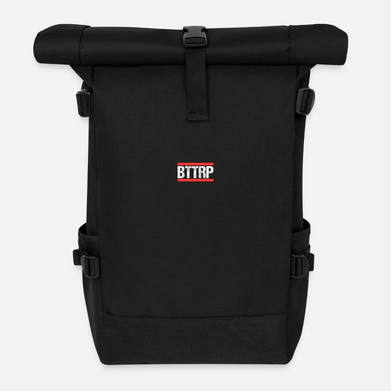 Bottroperin Bottroper Bottrop - Rolltop Rucksack - Schwarz