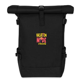 Cytotechnologist Vacation Vacy Mode - Roll Top Backpack - black - Front