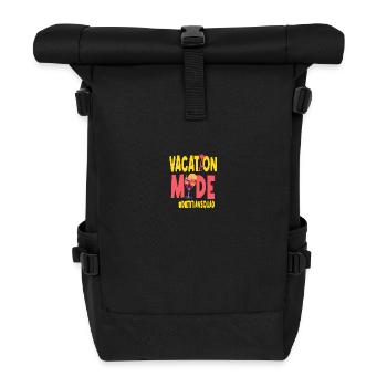 Dietitian Vacation Vacy Mode Dietitiansquad - Roll Top Backpack - black - Front