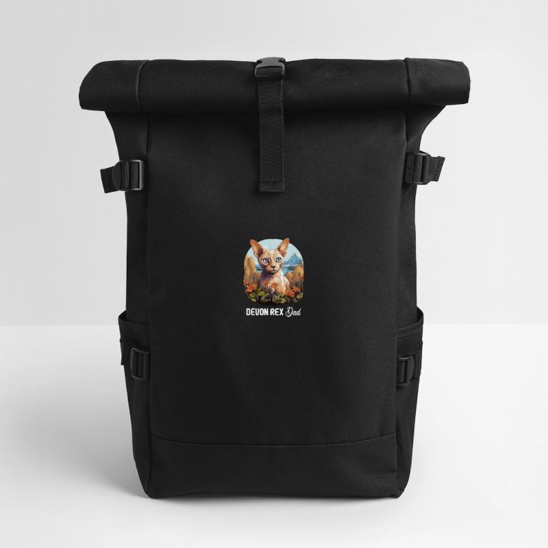 Devon Rex Kätzchen Devon Rex Katze Rolltop Rucksack