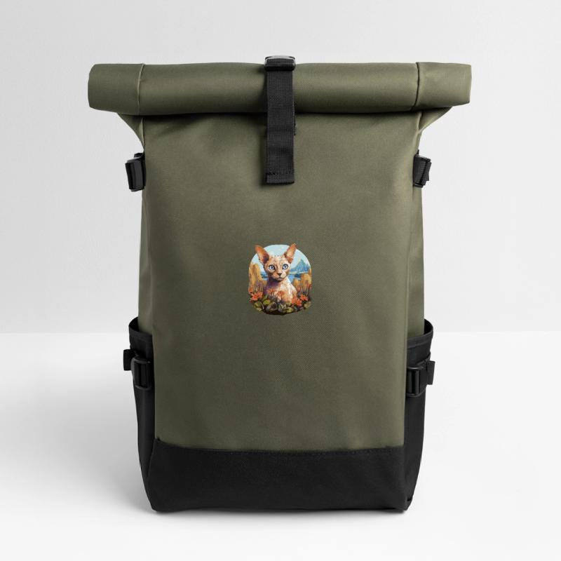 Chaton Devon Rex Chat Devon Rex Sac à dos roll top