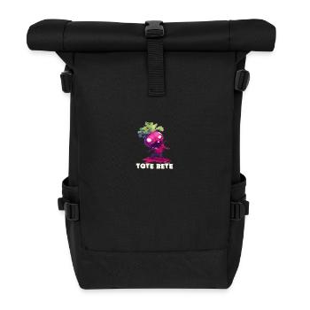 Halloween Rote Bete Tote Beete Tote Bete - Rolltop Rucksack - Schwarz - Vorne