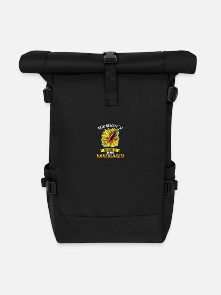 Cockroach Kakerlaken Kakerlake - Rolltop Rucksack - Schwarz