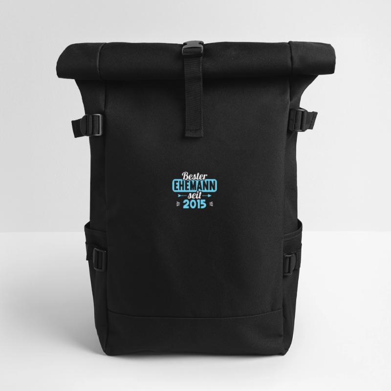 Beste Ehefrau Bester Ehemann seit 2015 Rolltop Rucksack