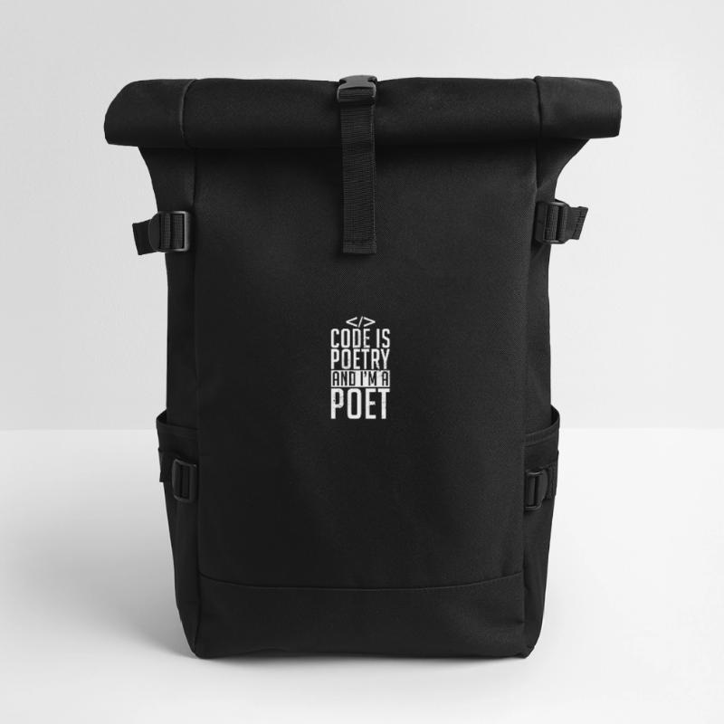 Code Codeur Programmeur Développeur Codeur Sac à dos roll top