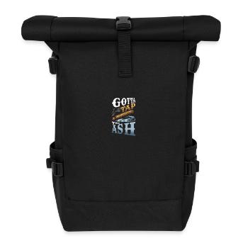 Je dois taper sur cette cendre - Sac à dos roll top - noir - Devant