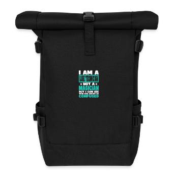 Schmiermitteltechniker - Rolltop Rucksack - Schwarz - Vorne