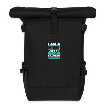 Miner - Roll Top Backpack - black - Front