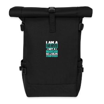 Private Investigator - Roll Top Backpack - black - Front