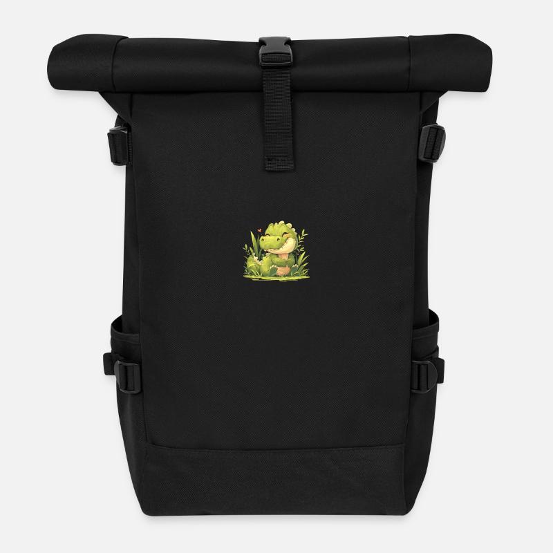 Alligatoren Alligator - Rolltop Rucksack - Schwarz