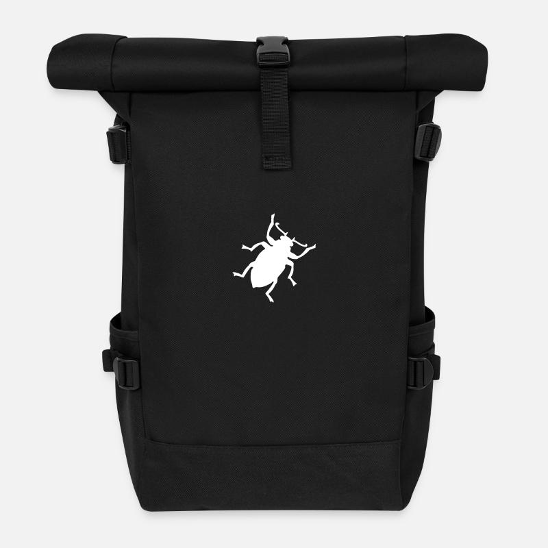 Käfer - Rolltop Rucksack - Schwarz