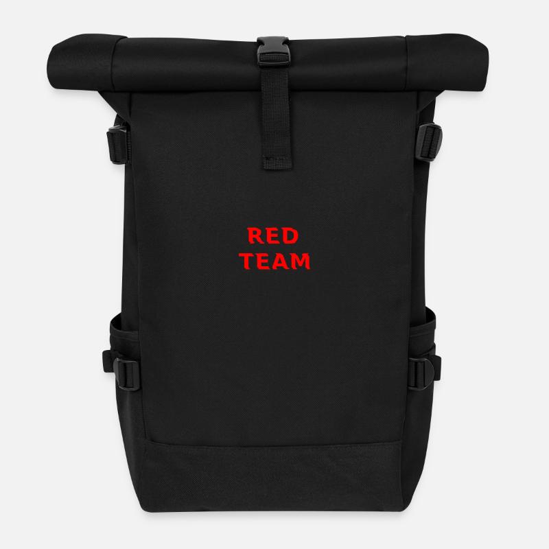 Red Team - Rolltop Rucksack - Schwarz