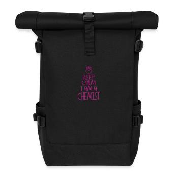 Gardez calme Chimiste cool Cadeau de chimiste - Sac à dos roll top - noir - Devant
