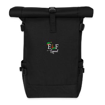 Elven Troupe Ugly Christmas - Roll Top Backpack - black - Front