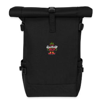 Je suis le chandail de Noël Laid Elfe Matelassé - Sac à dos roll top - noir - Devant