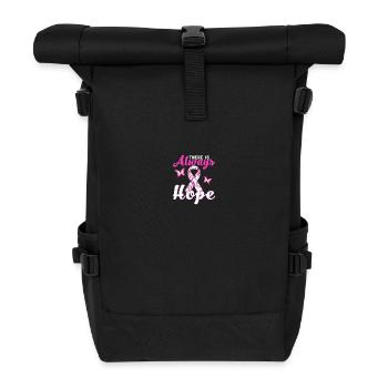 Always hope - Roll Top Backpack - black - Front