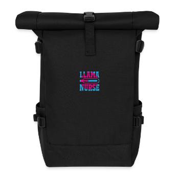 INFIRMIÈRE Aide-soignante - Sac à dos roll top - noir - Devant